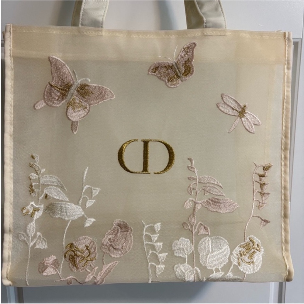 Dior gift Mesh Embroidered Tote - Picture 5 of 10